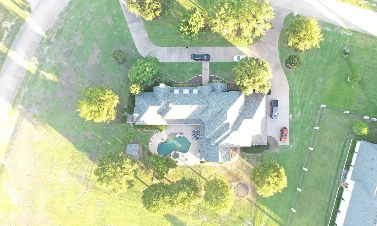 New shingle roof installation on a home in Beverly Hills